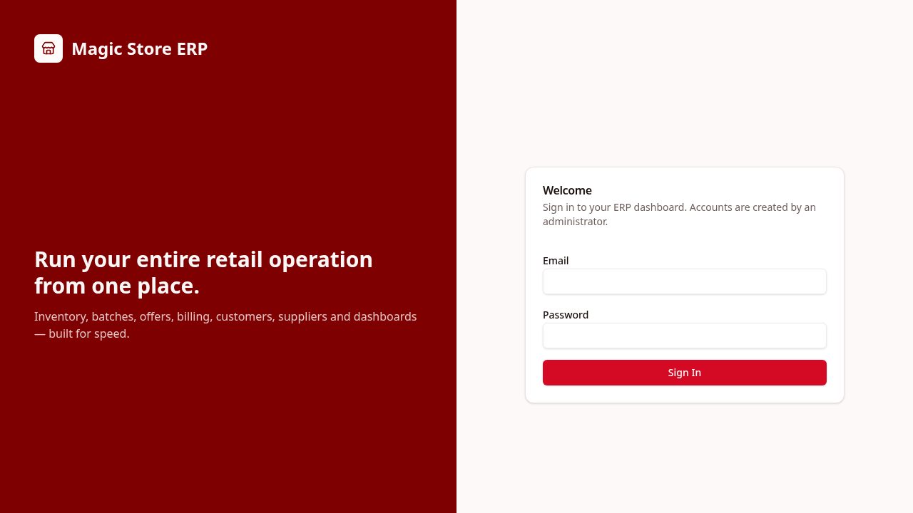 Department Billing & POS preview