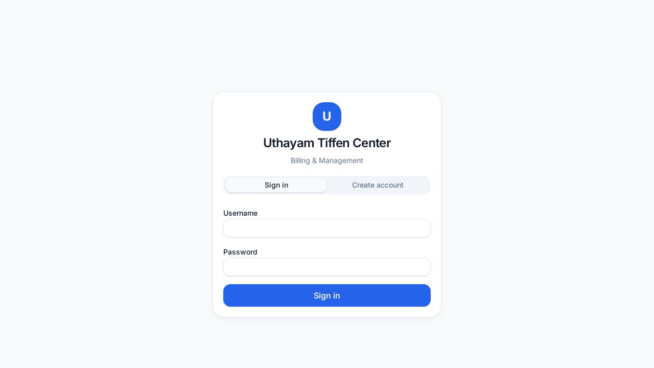 Restaurant Billing & Management System preview